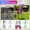 IBVIVIC Garden Hose Holder, Hose Stand with Stable Base and