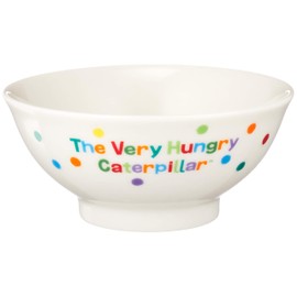 「 はらぺこあおむし 」 こども用 お茶碗 直径10.5cm 子供用 食器 白 807111