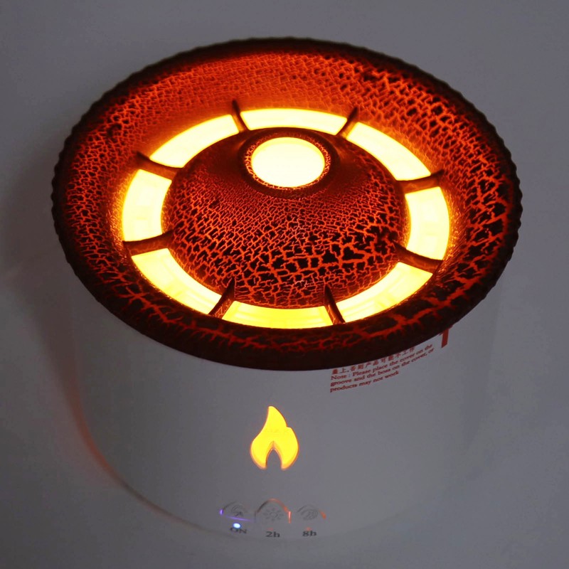 Flame Aroma Diffuser Seajelly Atomizing Humidifier Home Spitting Smoke Ring