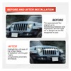 UHANBUT 4PCS Car LED Grille Lights, Bright Waterproof Car Bumper