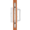 Rockwell Security Euro-Charlotte Sliding Glass Door Handlein White Finish fits