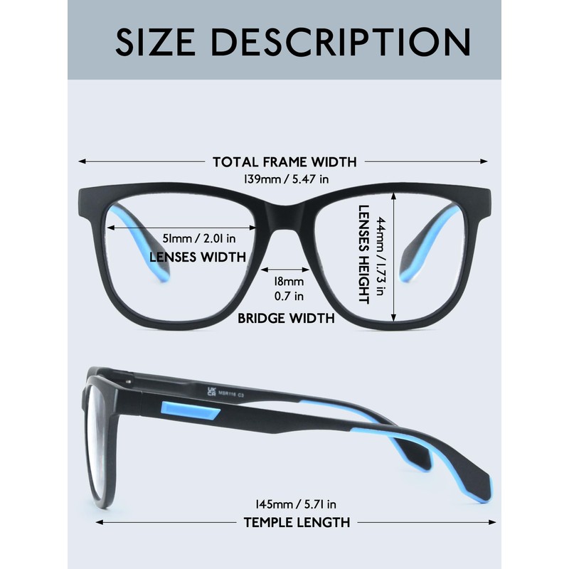 HEEYYOK 3.0 Reading Glasses for Women large Readers For Womens