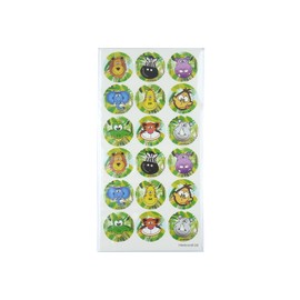 Henbrandt Large Jungle Stickers 180 Assorted Animal Zoo Safari Stickers Boys Girls Teachers School Reward Party Favours Scrapbook