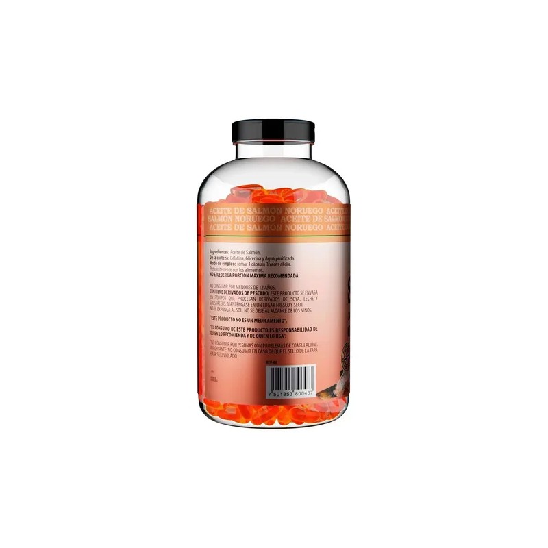 Bote Aceite De Salmon Noruego Omega 3 All Nature 320