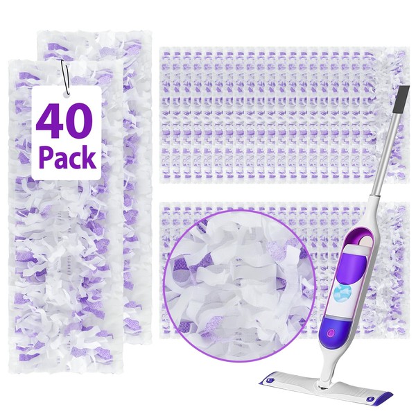 40 Count Disposable Power Mop Refills for Swiffer Power Mop