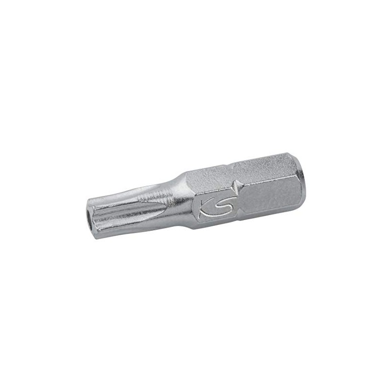 KS Tools 911.3107 1/4 Bit 5 Star with Bore, Ts40,