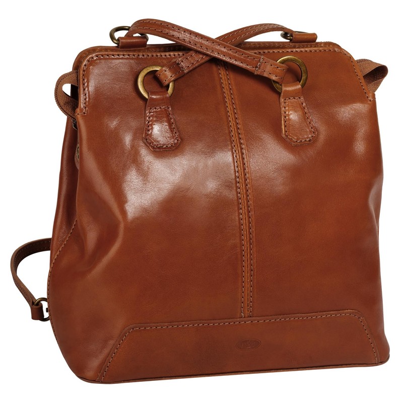 piké 017290 Women's Genuine Leather Backpack Shopper | Made in