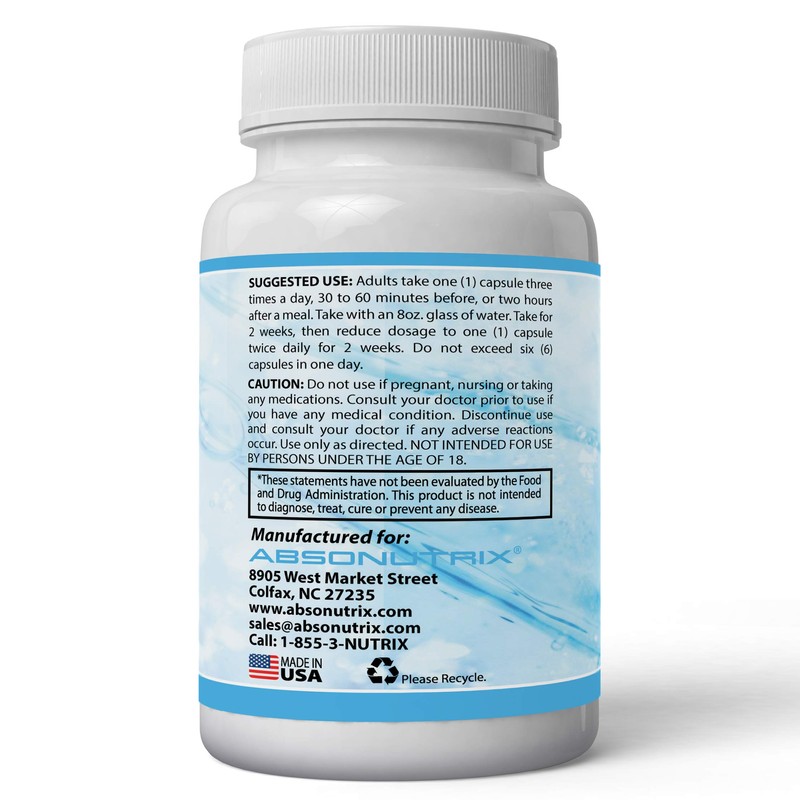 Absonutrix Lumbrokinase 40 mg 60 vegetable capsules supports healthy heart