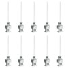 Aguja Luer Lock desechable 32Ga 4 mm, paquete de 100