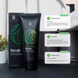 Exfoliante Facial Natural 120ml B Life | 95% Ingredientes Naturales