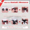 OTUAYAUTO 20PCS Car Floor Mat Clips - Universal Automotive Carpet