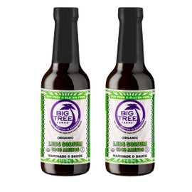 Big Tree Farms Organic Coco Aminos - Liquid Coconut Aminos, Soy-Free Sauce, Low Sodium, Soy Alternative, Gluten Free, Kosher, Marinade & Sauce, Non-GMO - Original Lite, 10 Fl Oz (Pack of 2)