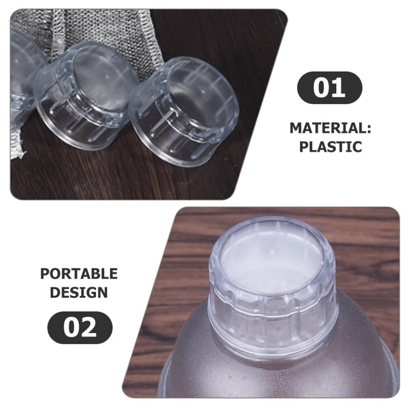 IMIKEYA 10pcs Cocktail Shaker Lid - Caps of Plastic Shaker