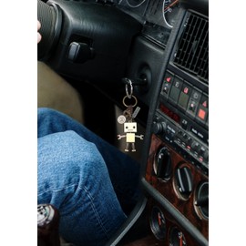 AuPra Funny Keyring Gifts for Women & Men | Handcrafted Leather Unique Key Rings | Lucky Key Charm Vintage Accessory For Girls & Boys