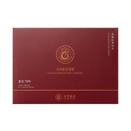 Pocheon Ginseng Farming Association Korean Red Ginseng Slices (4 to 5 years old), 200g, 1 piece / 포천인삼영농조합 고려홍삼절편(4 5년근), 200g, 1개