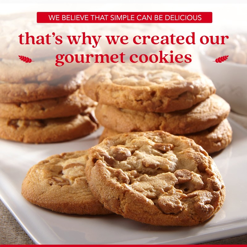 David's Cookies 2lbs Peanut Butter Fresh Baked Cookies - Delectable