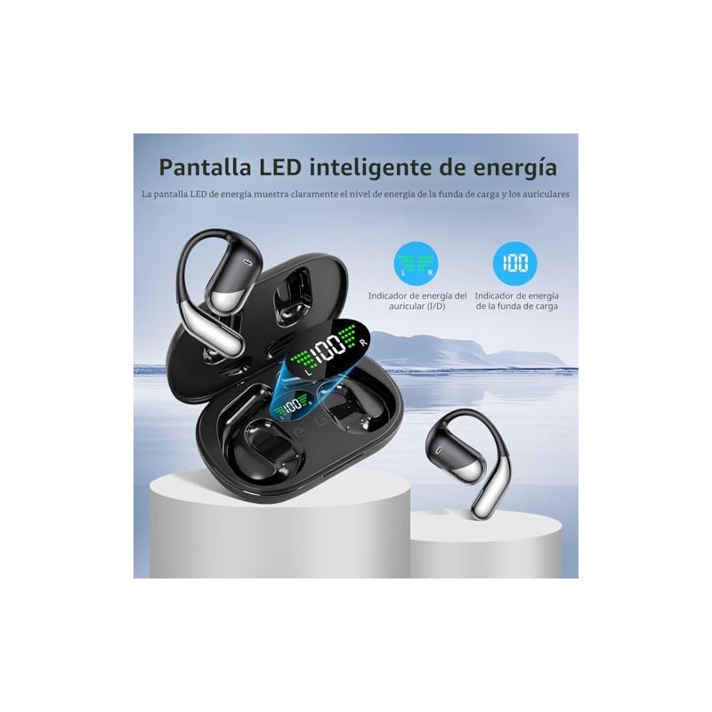 Auriculares inalámbricos con clip abierto para la oreja 2026, auriculares