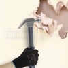 Dunnet Tools Large 10.5" Black Coated Work Gloves - Lightweight