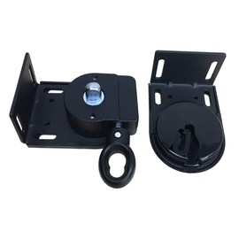 Universal Mounting Brackets of Exterior Sun Shades,Outdoor/Indoor Roller up Blinds(Crank Operated/Cordless System) Black