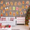 41pcs Winter Gingerbread Cutouts Gingerbread Man Bulletin Board Paper Christmas