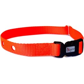 Extreme Dog Fence Dog Collar Replacement Strap - Bright Orange - Compatible with