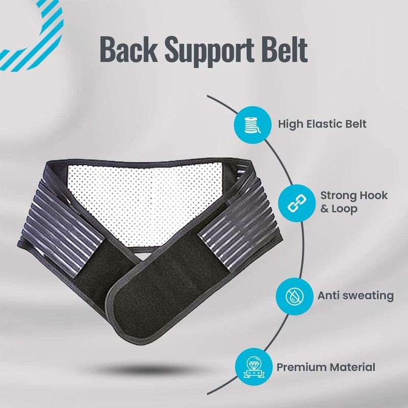 Purple Bubble Lumbar Belt Self-Heating Back Brace for Men &