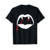 Vampire Lips & Teeth with Love Blood T-shirt