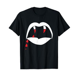Vampire Lips & Teeth with Love Blood T-shirt