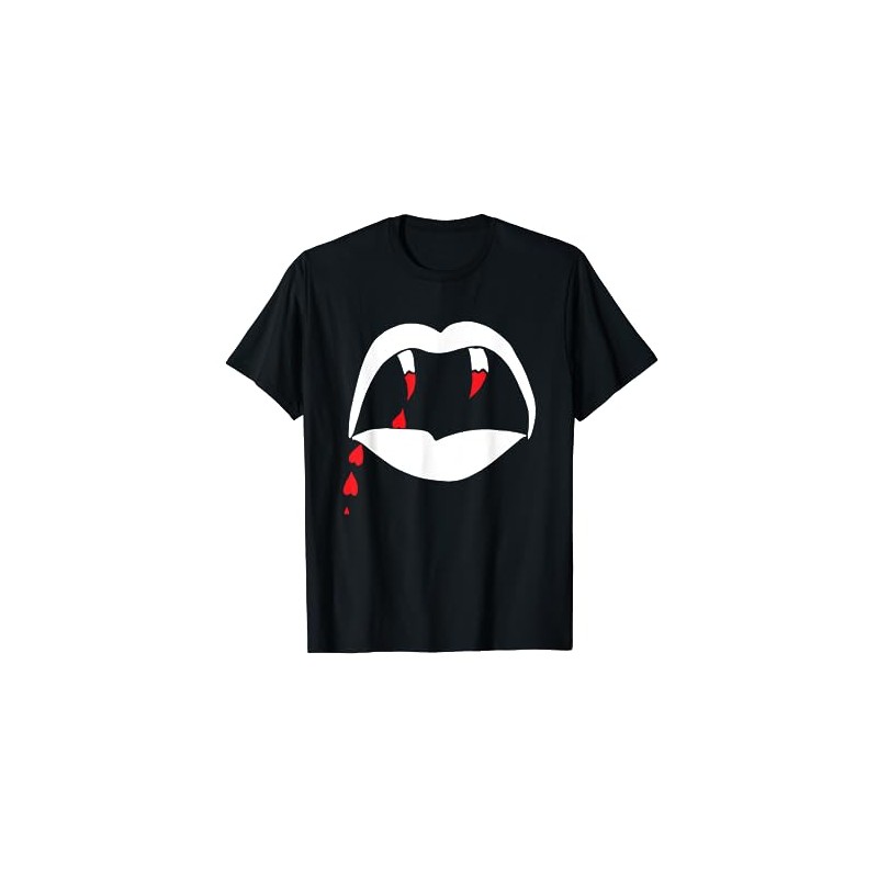 Vampire Lips & Teeth with Love Blood T-shirt