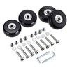 Lotowel Pack of 4 Luggage Replacement Wheels 45 x 18