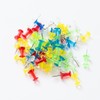 BZKSER Drawing Pins Multicoloured – 100 Pieces Pin Board Pins,