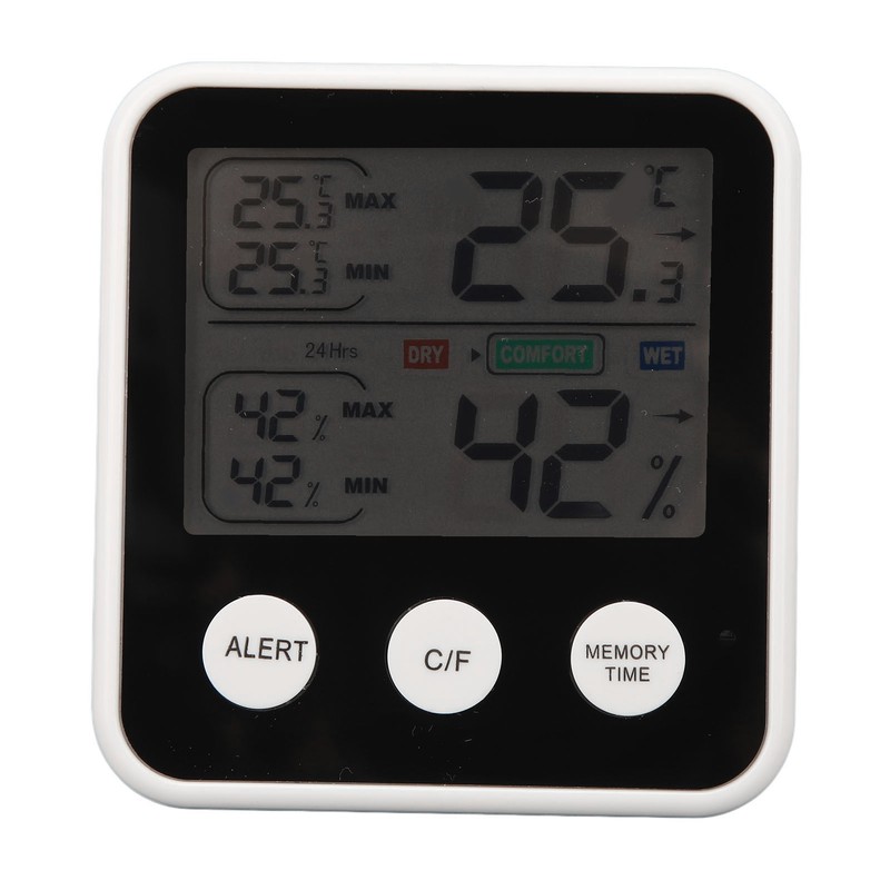 LCD Digital Display Thermometer Hygrometer Temperature Humidity Meter Gauge Hygrothermograph