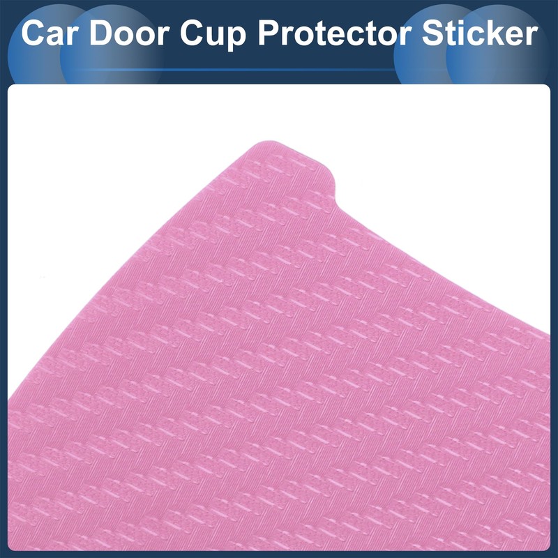 INFINAUTO 3D Car Door Handle Scratch Protector, 90x100mm Removable Magnetic