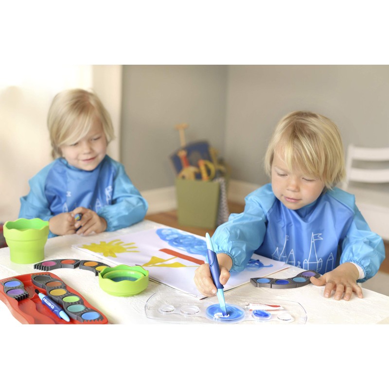 Faber-Castell 201203 Children's Painting Apron Universal Size Blue