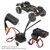Waterproof 3660 3800KV Brushless Motor 80A Brushless ESC Heatsink Combo