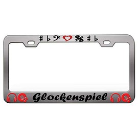 Custom Brother - Glockenspiel Music and Instruments Chrome Steel Metal License Auto Tag License Plate Frame, T70