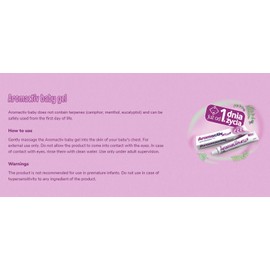 AROMACTIV Baby gel - 20 g - helps you fall asleep and soothes irritation, it is recommended for the care of children's skin from the first day of life.