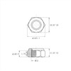 Offgridtec Self-Locking Nuts V2A Stainless Steel 304 DIN 985 Pack
