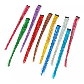 OEM 12 Extensiones Cabello Holograficas Mechas Fantasia Mechones