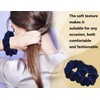 Emezddo 2 Stück Haargummi,Dickes Scrunchies,Samt Haarband,Elastisch Weich Headband,Mode Stirnband,Niedlich Haarschmuck,für