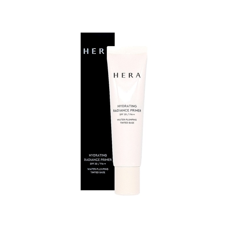 Hera Hydrating Radiance Primer 35ml provides a natural tone-up effect.