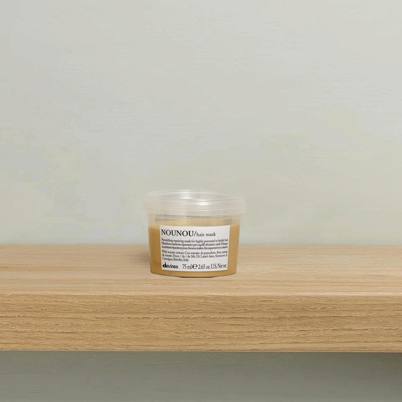 Davines NOUNOU Hair Mask, Repairing Untangling Action for Highly-Processed, Chemically