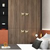 Powerful 4 Pcs Butterfly Drawer Knob Cabinet Handles Door Knobs
