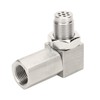 GisWell Sauerstoffsensor Extender, M18x1.5 Lambdasonde Verlängerung Edelstahl 90° Lambda Eliminator