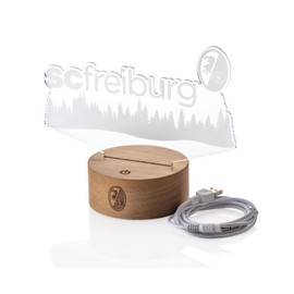 SC Freiburg LED Light Wooden Skyline