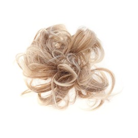 IWOWHERO Hair Bun Extensions Bun Hairpiece Wavy Hair Extensions Human Hair Clip in Extensions Women Hair Wig Messy Bun Hair Wig Bun Bangs Hair Accessories for Women Miss Short Hair Collect