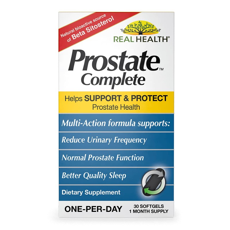 Real Health Prostate Complete - Prostate Supplements for Men, Prostate