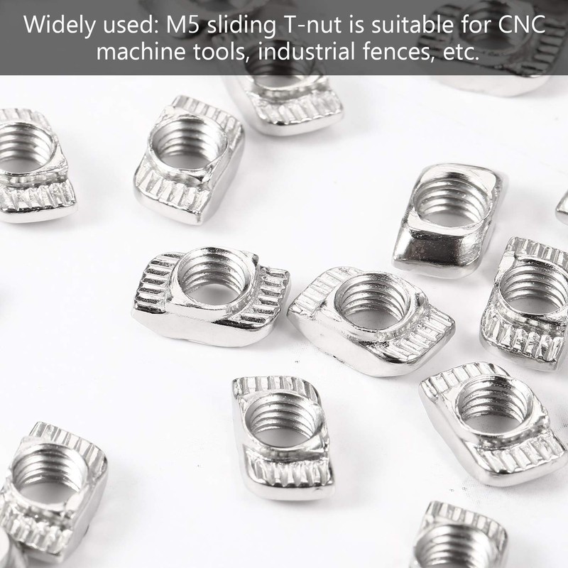 150 Pieces 2020 Series T Nuts T-Slot Nut Hammer Head