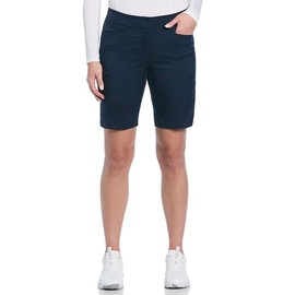 PGA TOUR Women's 19" Golf Short with Comfort Stretch Waistband (Size 2-18 Plus), Black Iris, 18