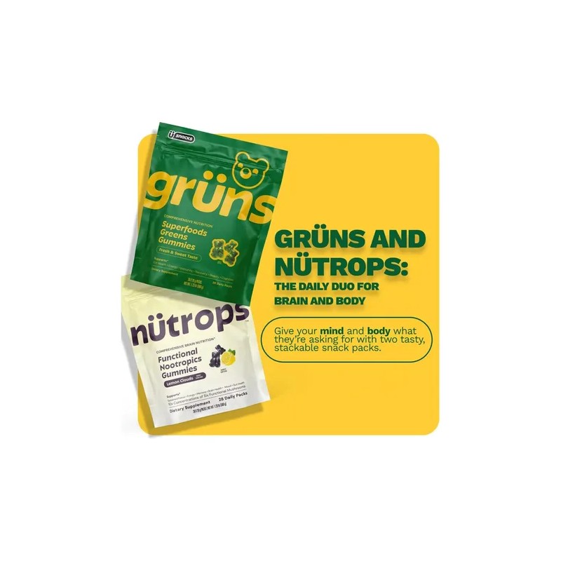 Nutrops Lions Mane Mushroom Gummies For Adults
